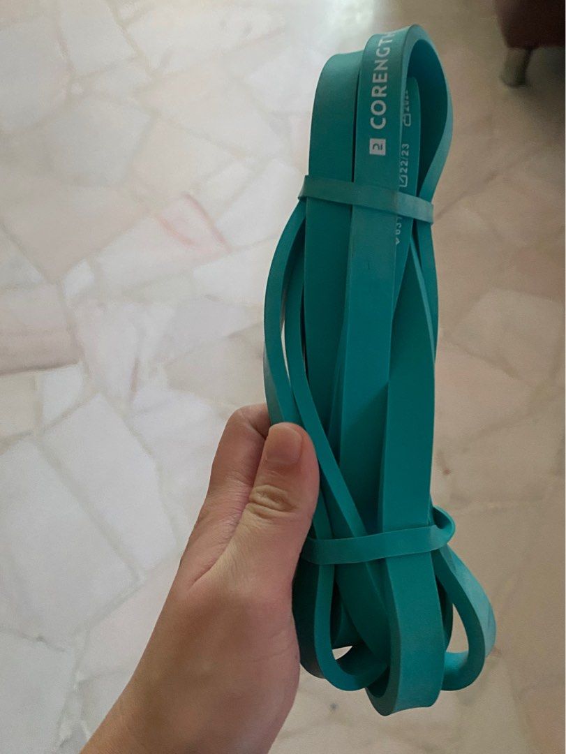 Decathlon resistance band 15 kg sales