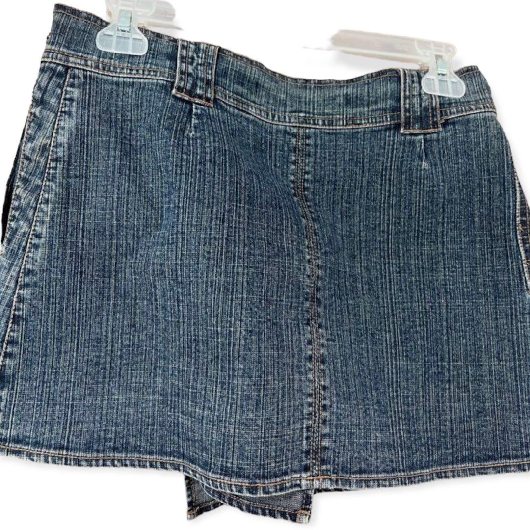 dkny denim skirt