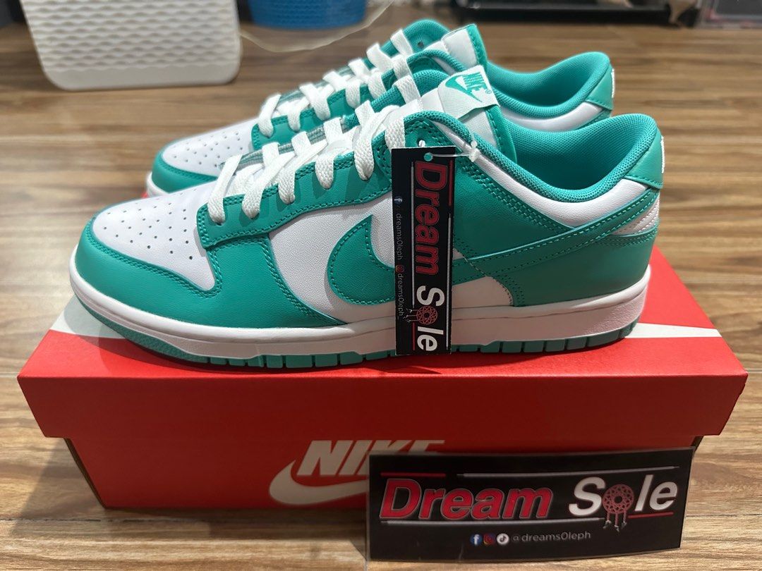 dunk low clear jade stockx