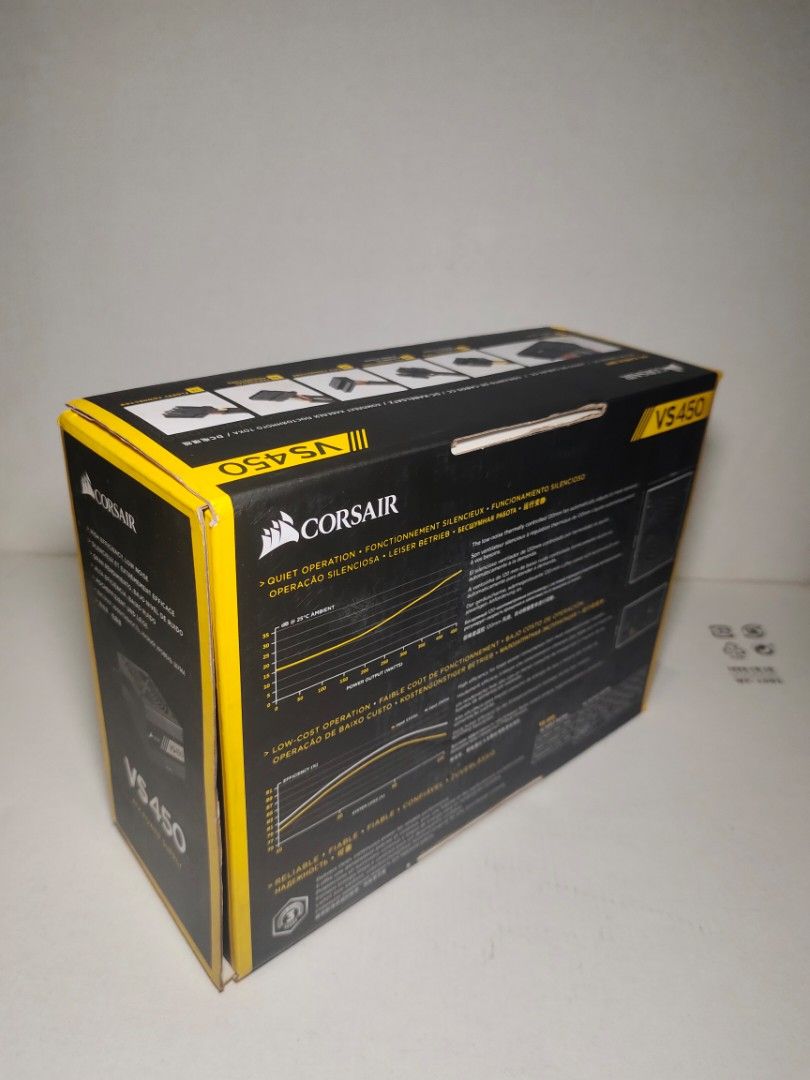 Dus Box PSU Corsair VS450 80+, Elektronik, Bagian Komputer & Aksesoris