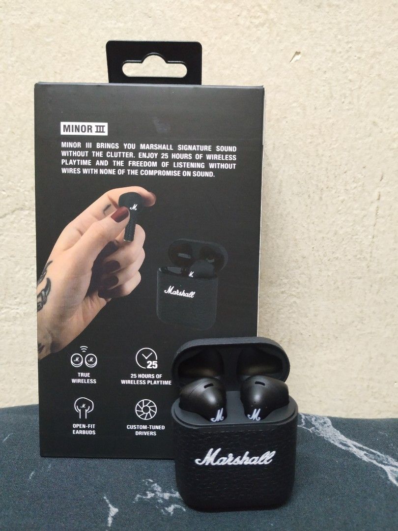 Earphone Marshall Minor III Wireless, Audio, Earphones on Carousell