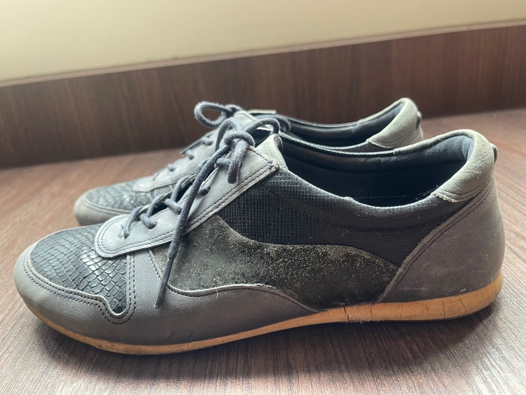 Ecco blue 2025 leather shoes