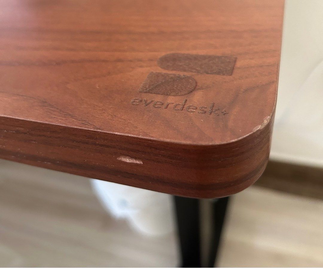 Everdesk+ Max aged darkened walnut tabletop, Furniture & Home Living ...