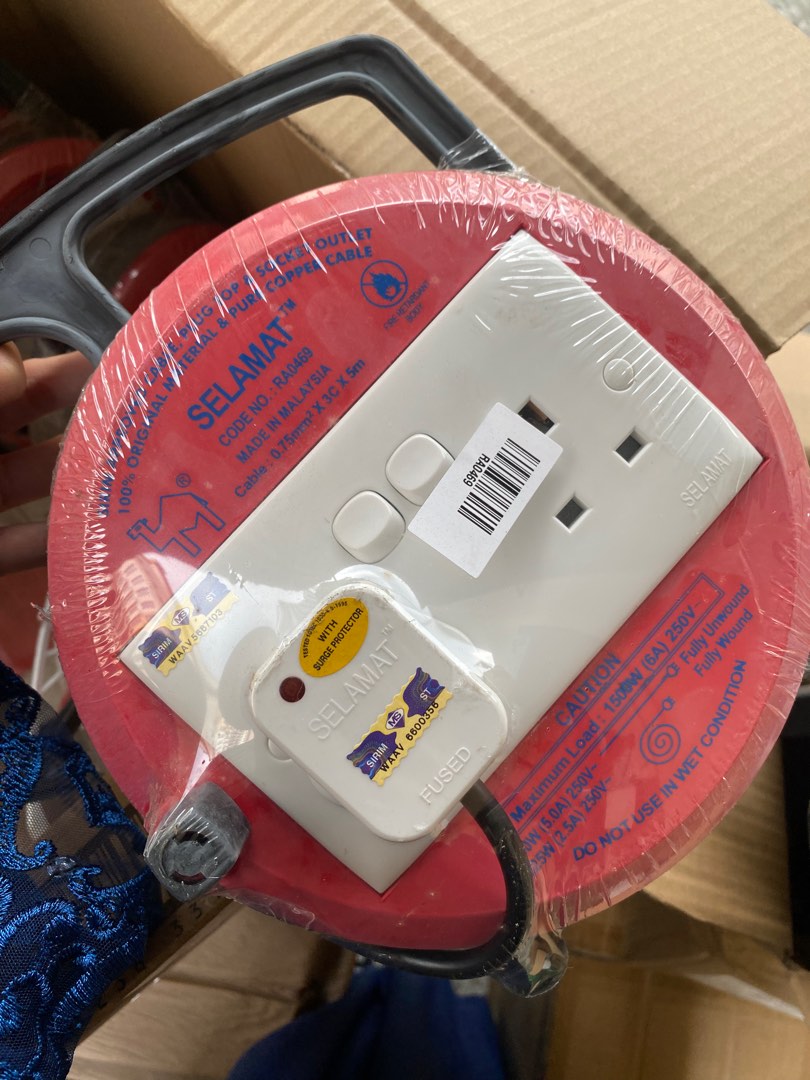 Extension Wire, TV & Home Appliances, Electrical, Adaptors & Sockets on