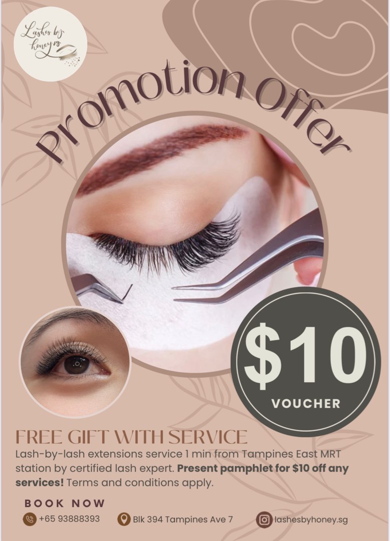 Eyelash extension deals offers