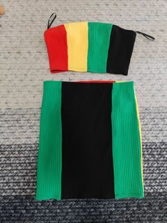 F21 top and skirt set
