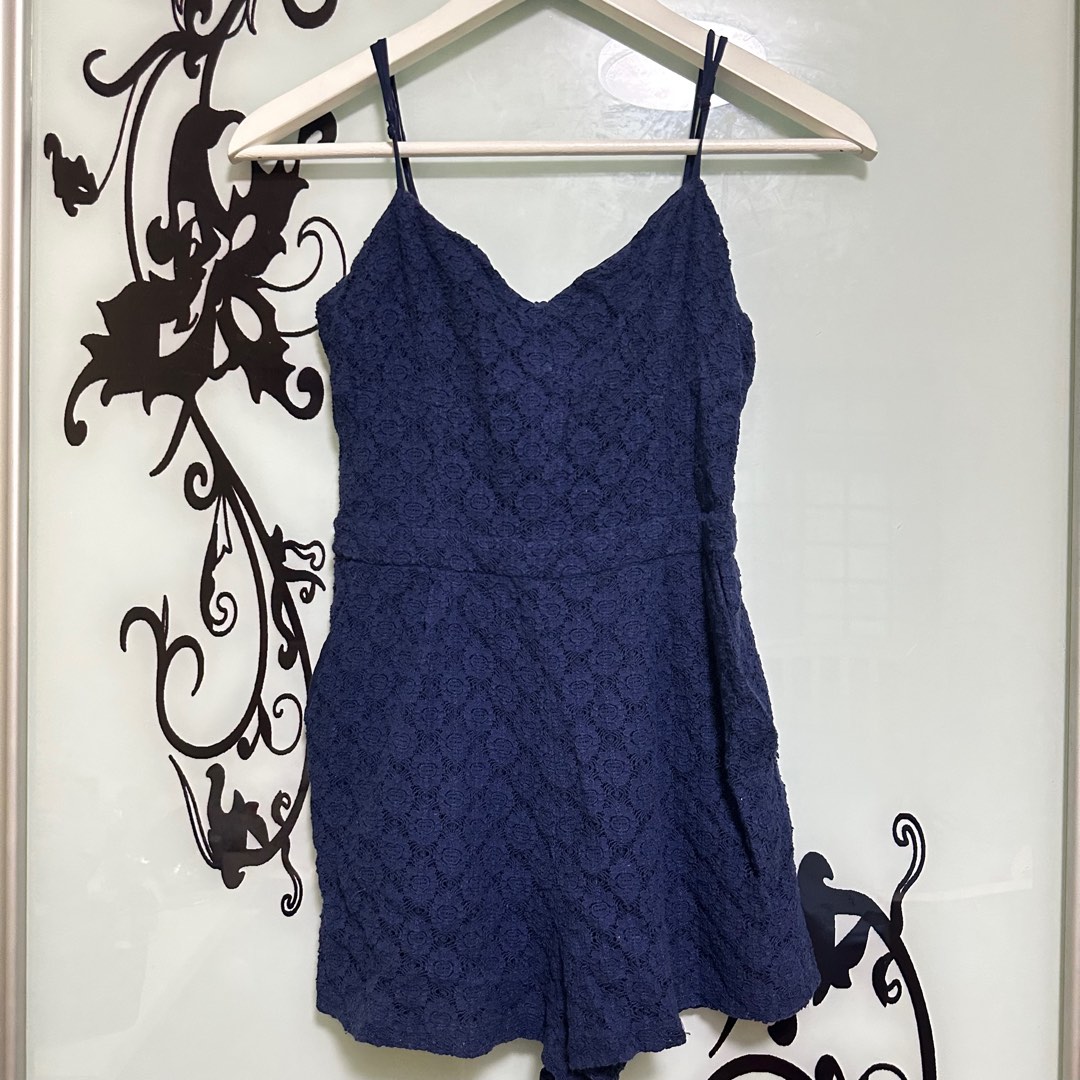 Forever 21 hot sale blue romper