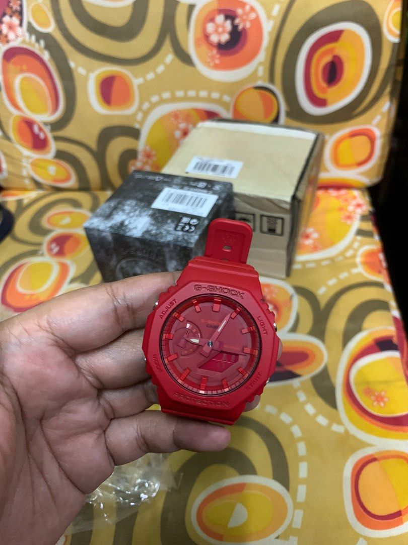 Tmj merah best sale g shock