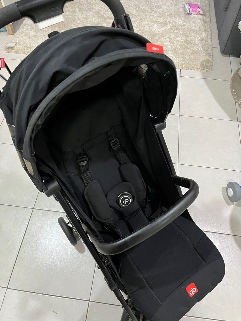 GB Qbit All Terrain Black Babies Kids Going Out Strollers