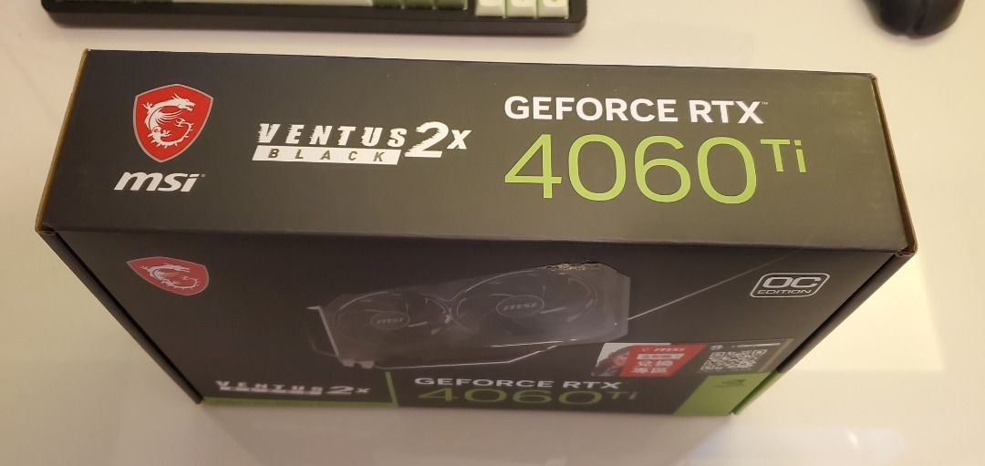 当店限定販売 新品未開封 MSI GeForce RTX 4060Ti VENTUS 2X