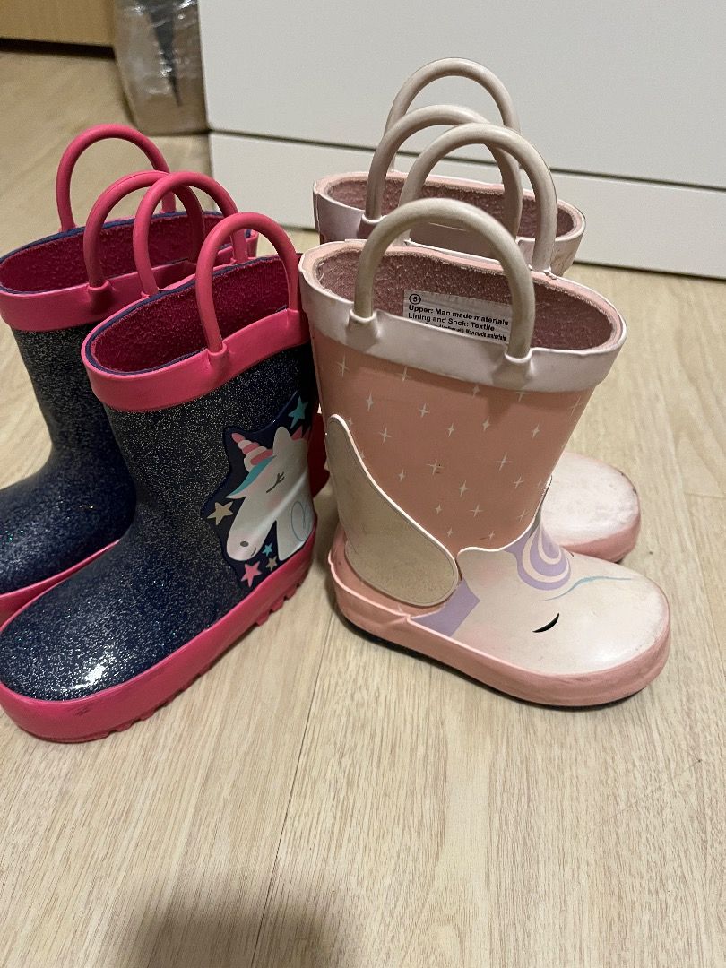 Girls rain boots size 5 top