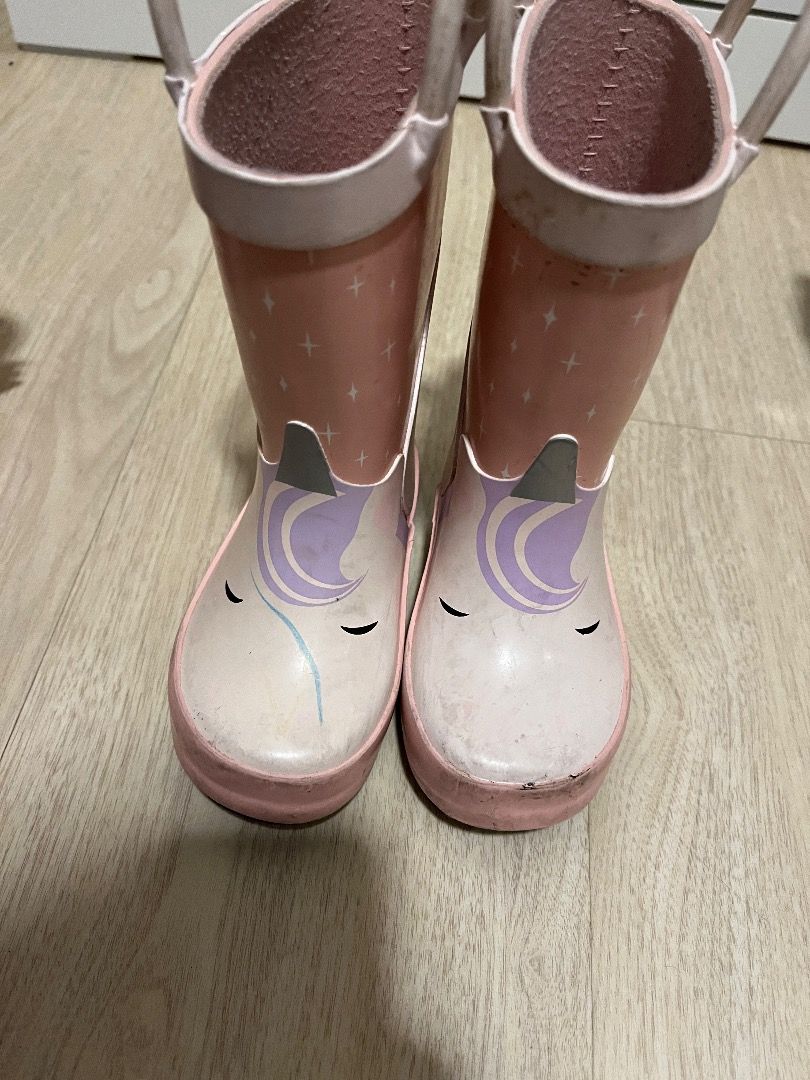 Girls size top 5 rain boots