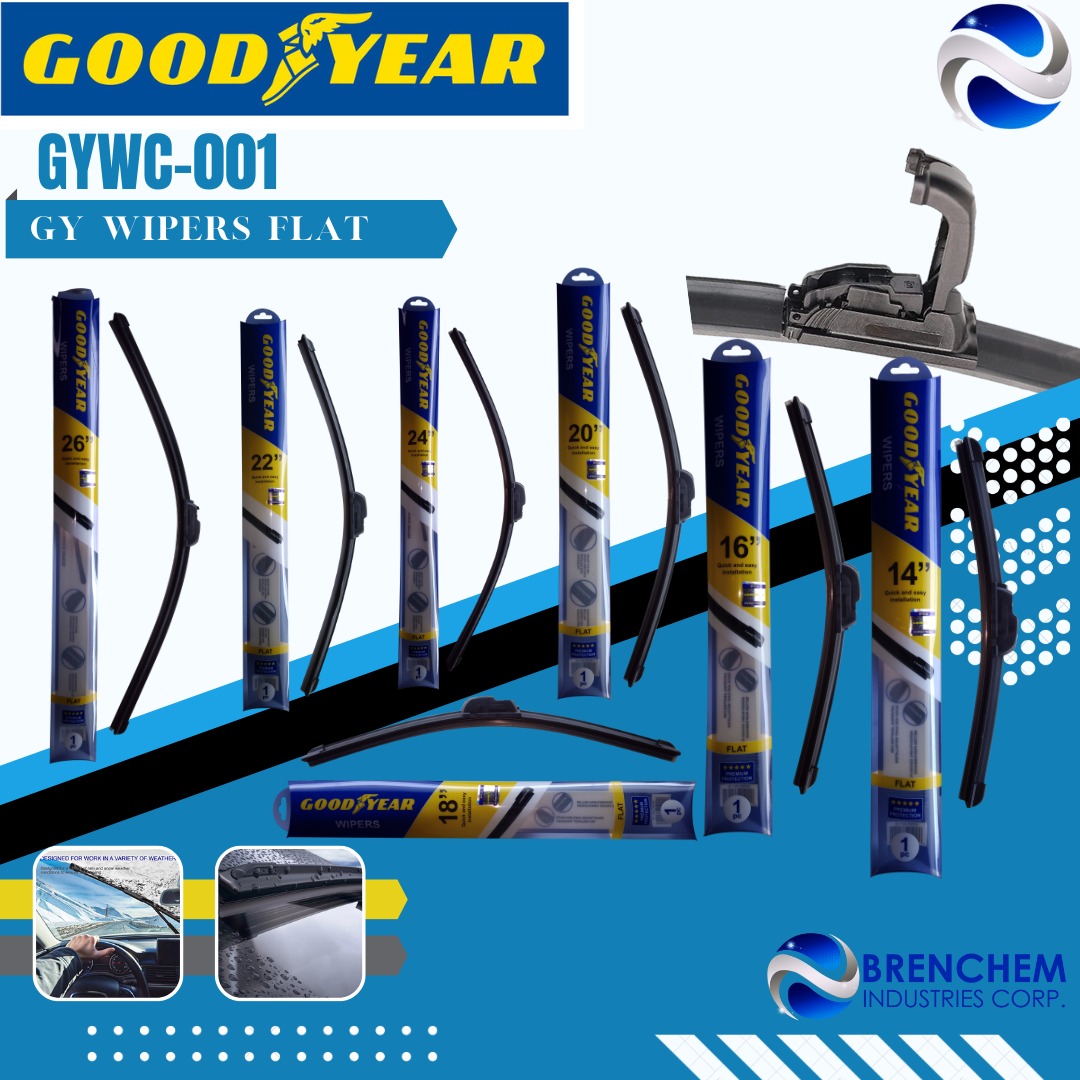GoodYear Wipers Blade FLAT High Performance Wipers, size 14"16"18"20"22