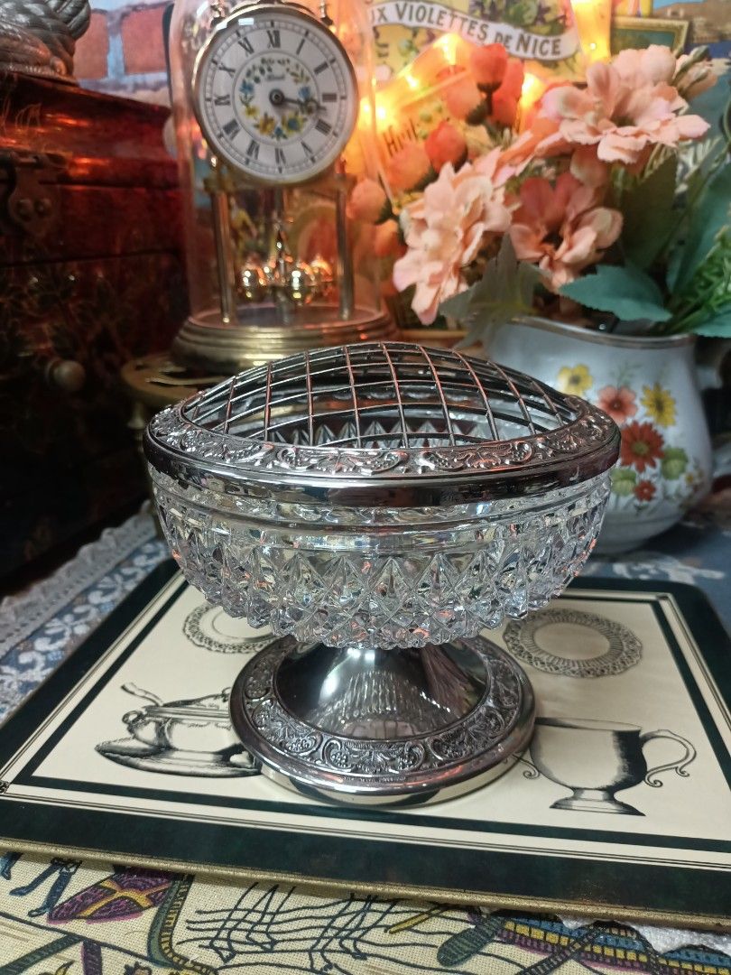 Silver plated hot sale rose bowl