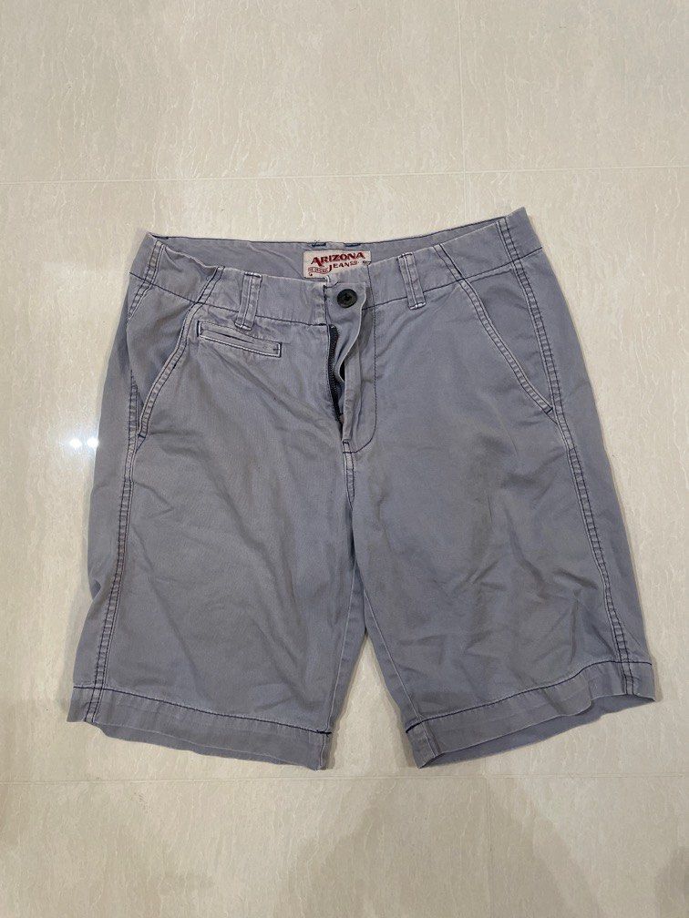 Grey Bermudas Shorts Size 30 Waist Arizona Jeans Brand Men s