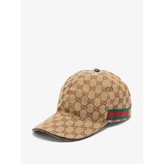 Gucci Beige Tiger GG Supreme Canvas Baseball Cap M Gucci