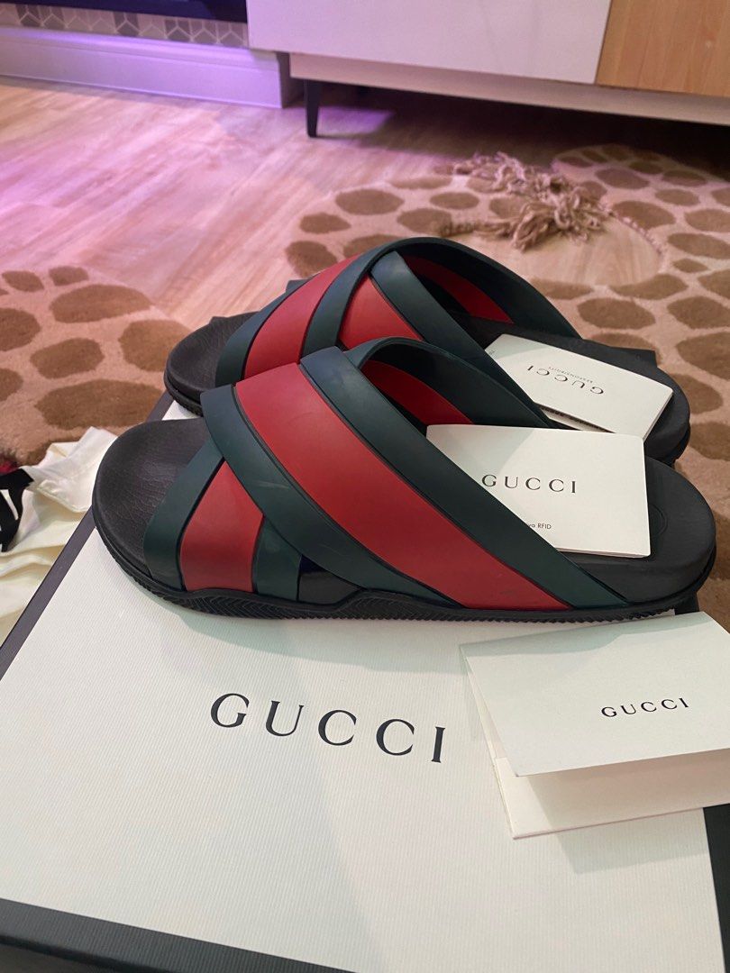 Agrado web sales stripe slide sandal