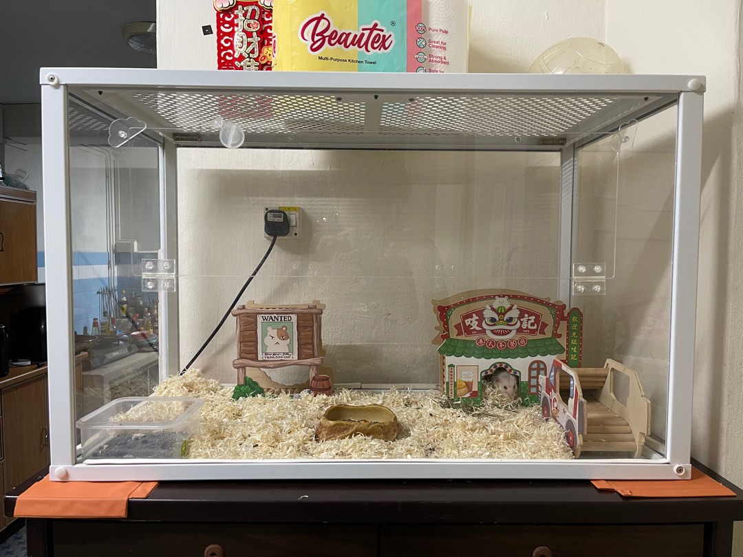 Hamster cage without wheel,80cm X 51cm X 42cm, Pet Supplies, Homes