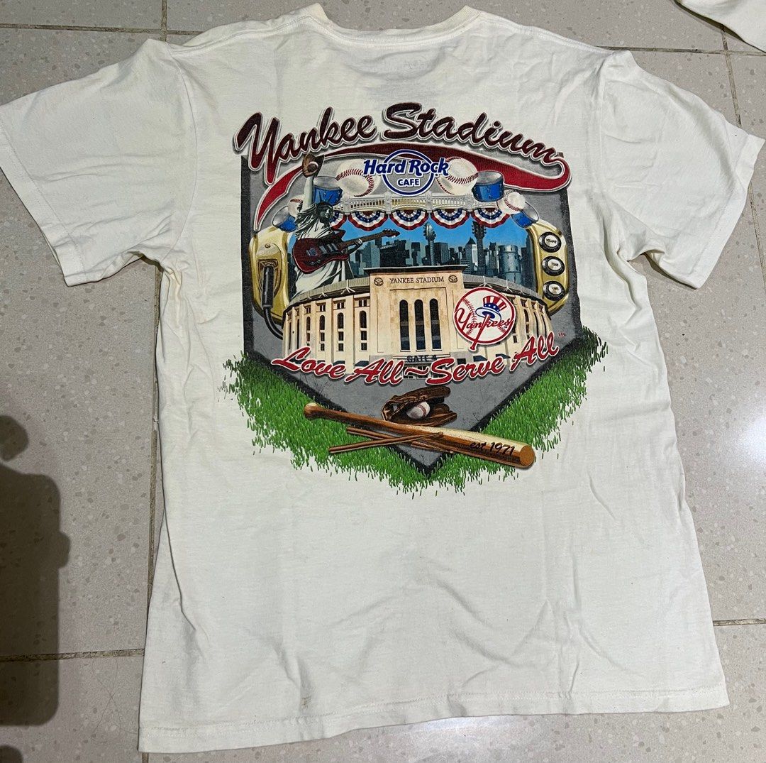 Hard Rock Cafe Yankee Stadium tshirt, Men's Fashion, Tops & Sets, Tshirts &  Polo Shirts on Carousell