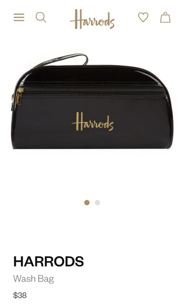 Harrods sale wash bag