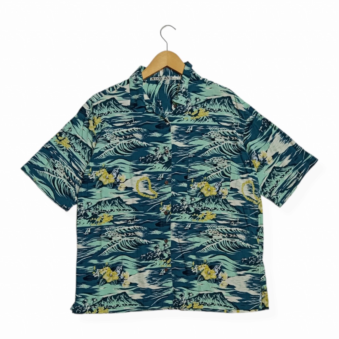 Hawaiian Shirt niko and not sunsurf not toyo enterprise kemeja vintage ...