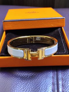 Hermes Clic H bracelet 銀白色手鈪64228976445187110