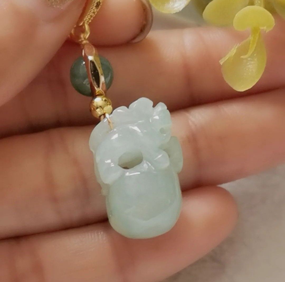 Jade Lion Pendant Women s Fashion Jewelry Organisers
