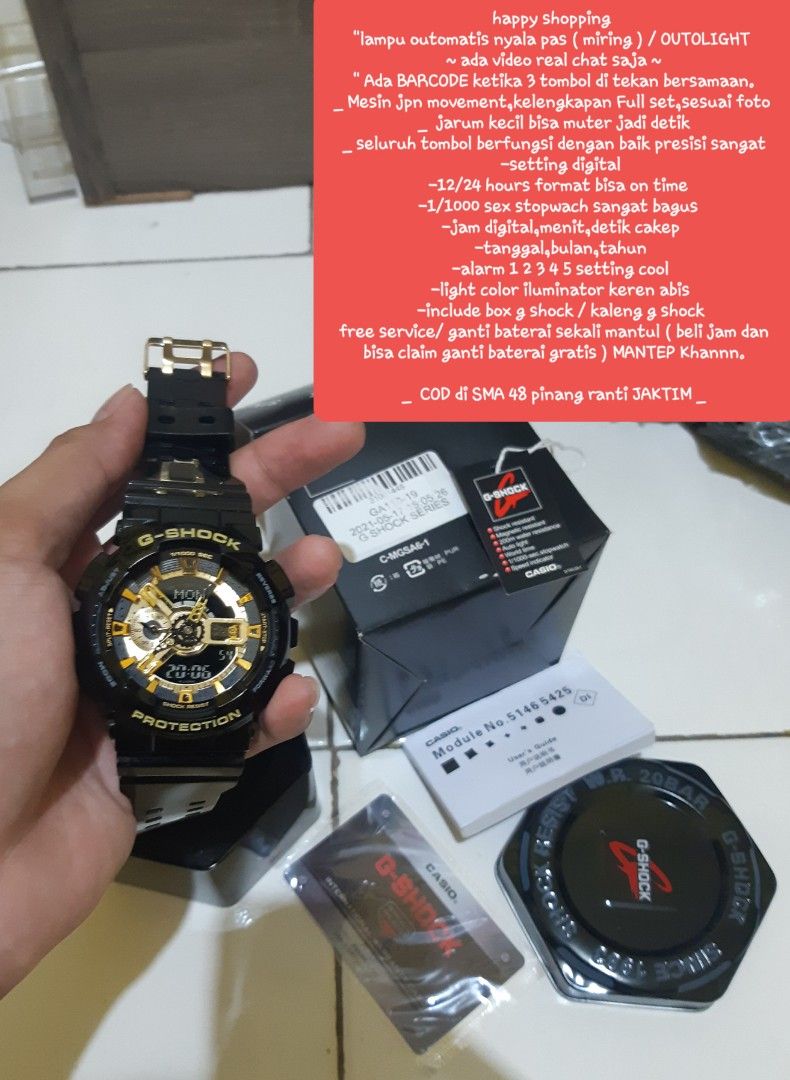 G online shock emas