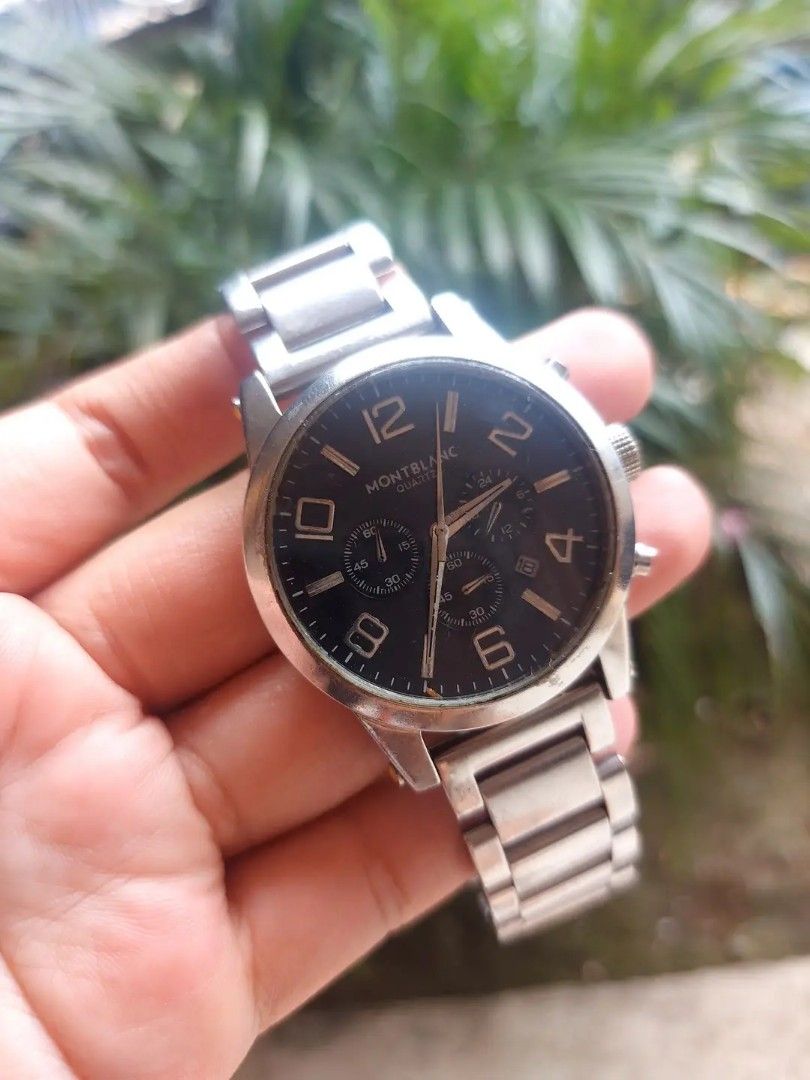 Jam montblanc store chronograph