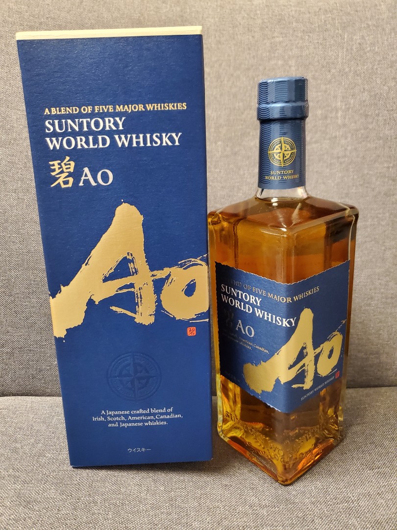 Japan Suntory World Whisky Ao 碧700ml, 嘢食& 嘢飲, 酒精飲料- Carousell