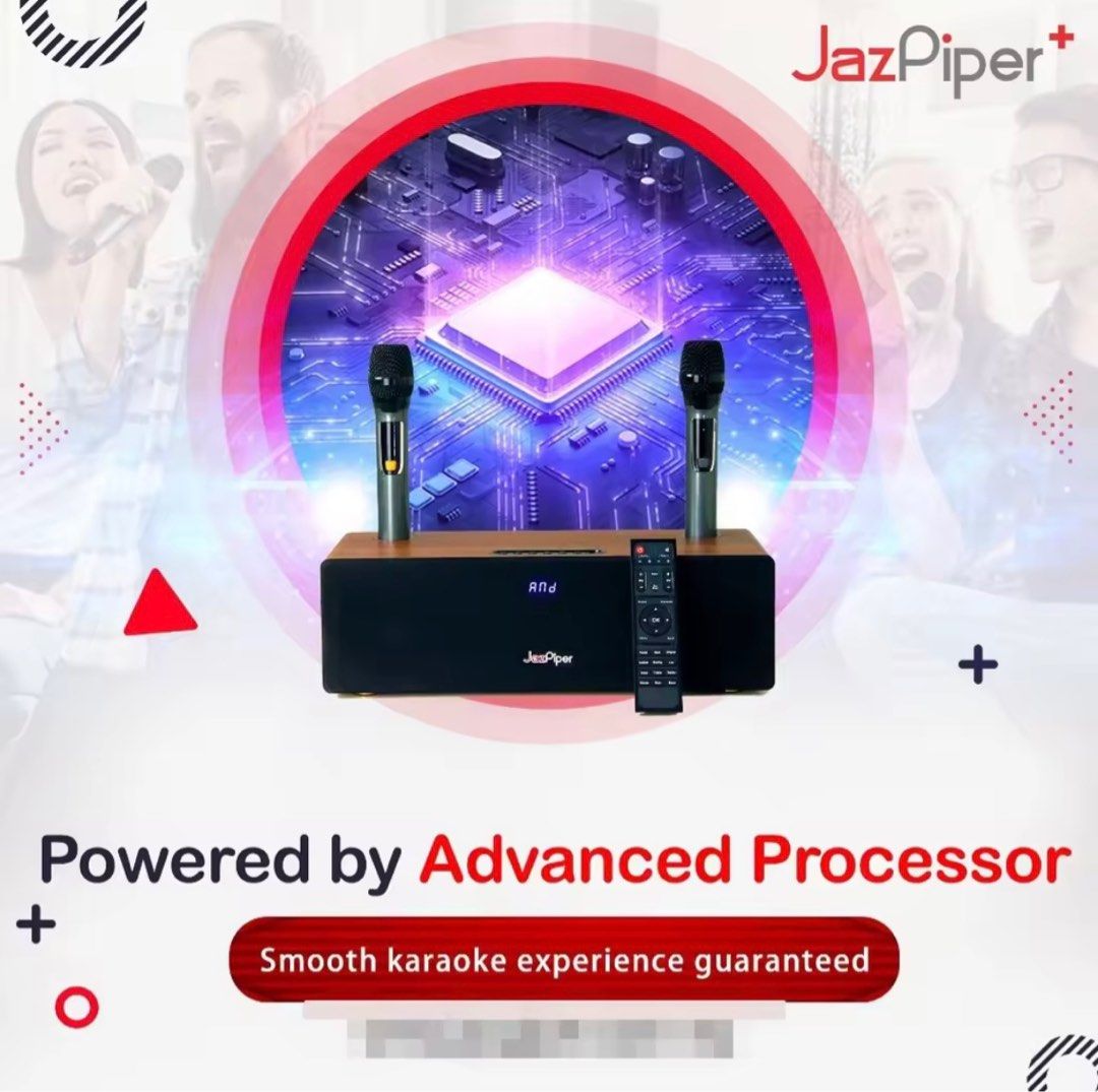 Jazpiper + Karaoke System with Soundbar and song library, TV & Home
