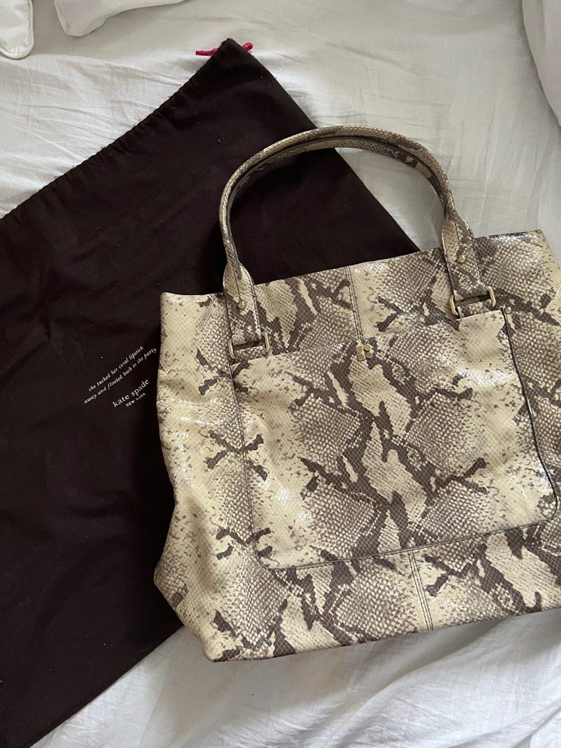 Kate spade hotsell snake print bag