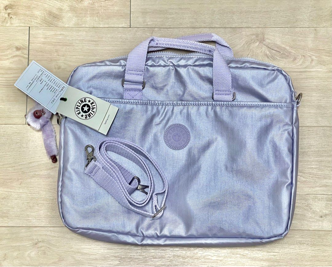 Kipling Laptop Bag Lilac, Women's Fashion, Bags & Wallets, Tote Bags on Carousell