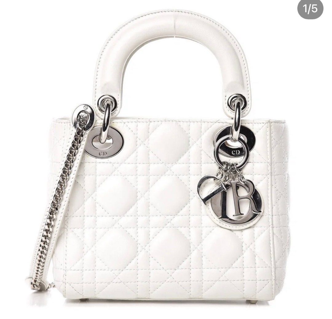 Christian Dior 2000s Rare White Envelope Chain Bag  INTO