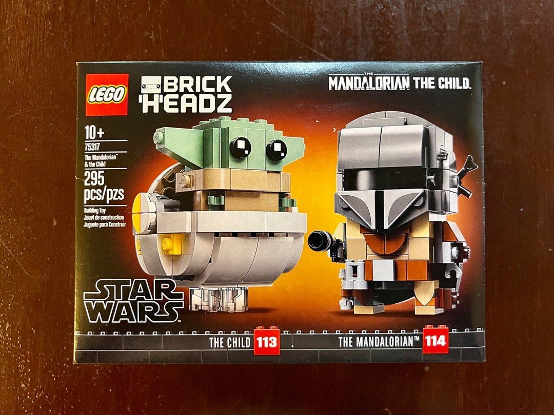 Lego 75317 BrickHeadz Star Wars The Mandalorian & the Child on Carousell