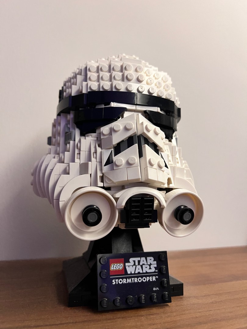 Lego Stormtrooper Helmet, Hobbies & Toys, Toys & Games on Carousell
