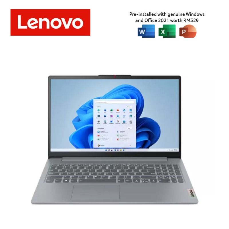 Lenovo 15.6 IdeaPad Slim 3 Laptop, AMD Ryzen 3 7320U - 8GB RAM - AMD  Radeon 610M Graphics - 256GB SSD in Arctic Gray