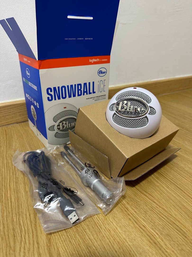 Logitech Blue Microphones Snowball iCE Plug 'n Play USB Microphone for ...