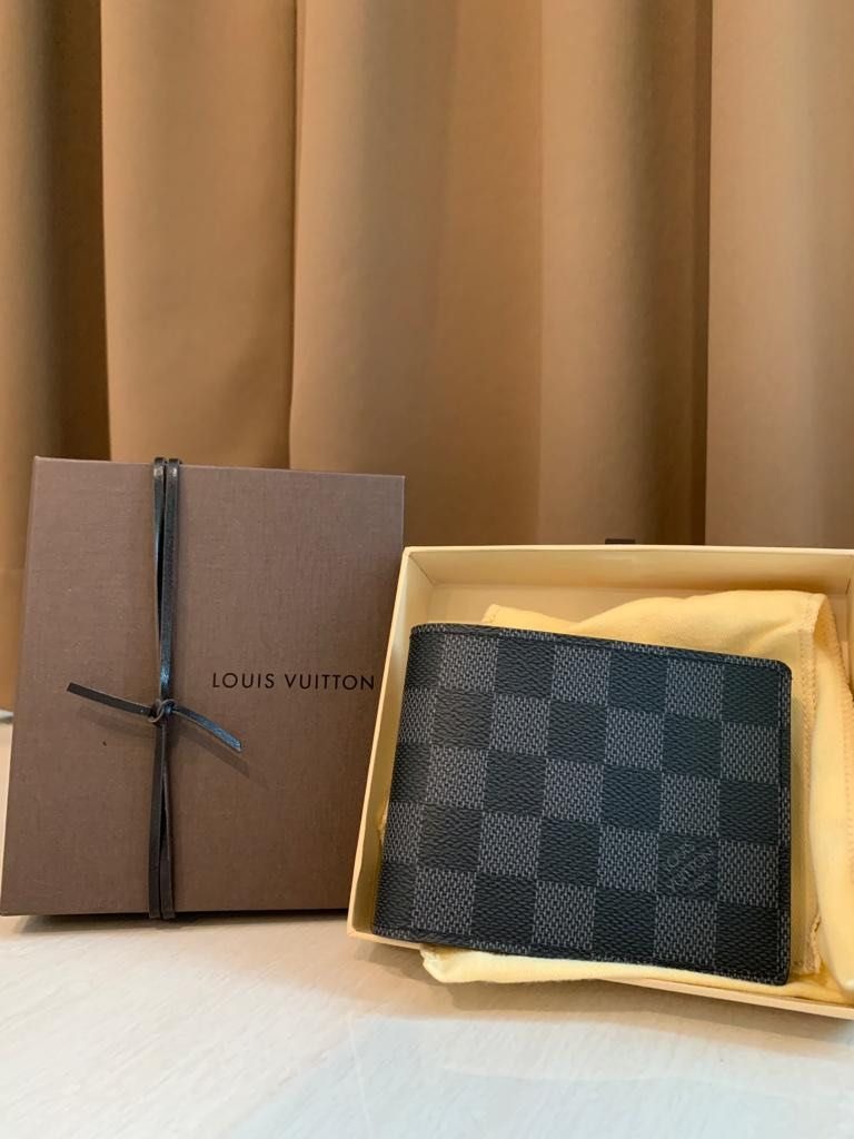 Lv wallet dompet card holder, Luxury, Bags & Wallets on Carousell