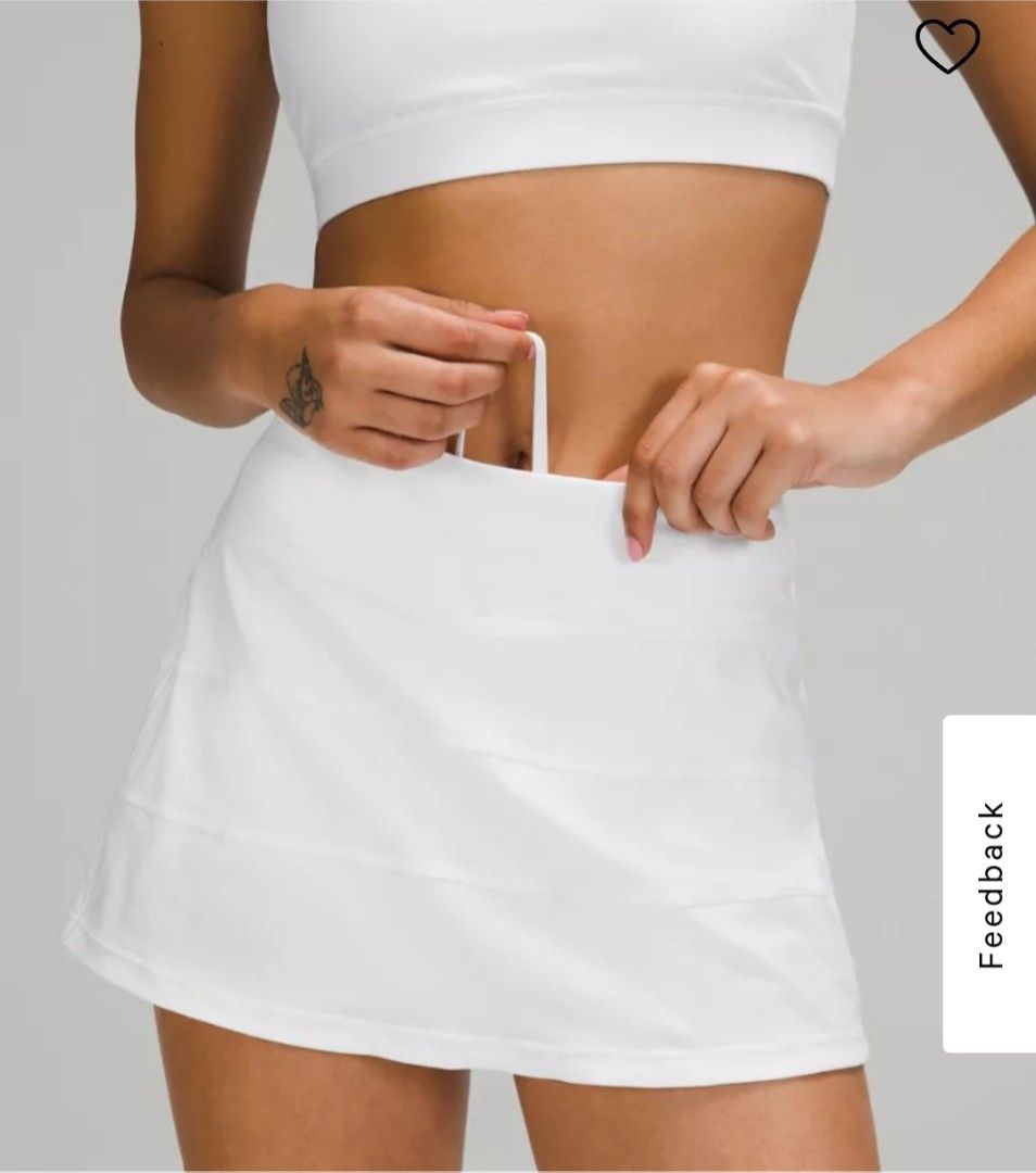 Lululemon white deals skirt size 2