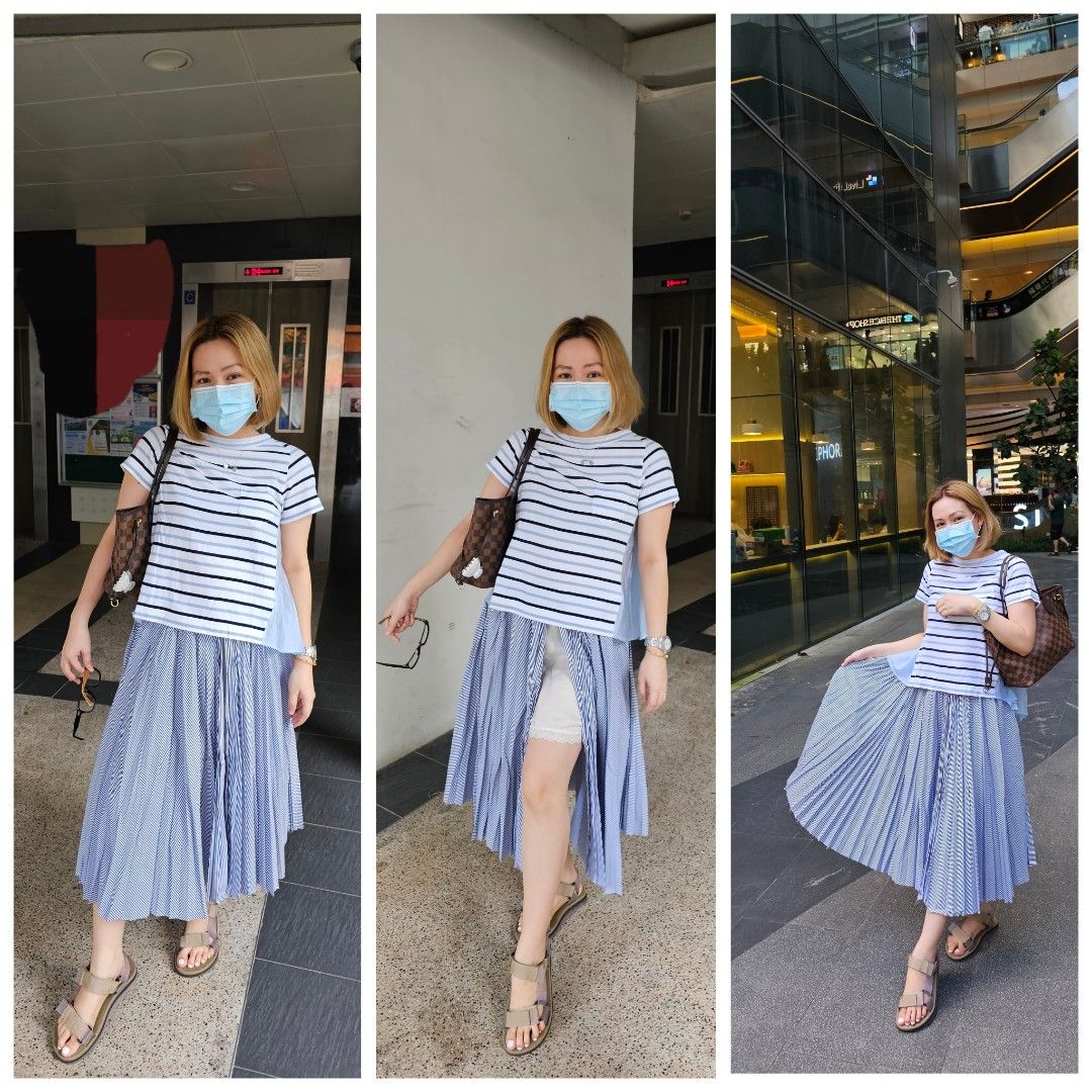 Japanese long pleated online skirt