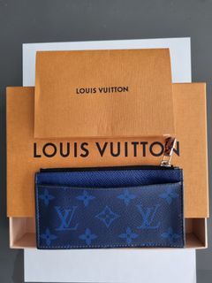 Louis Vuitton LV SHW Coin Card Holder M30271 Monogram Eclipse