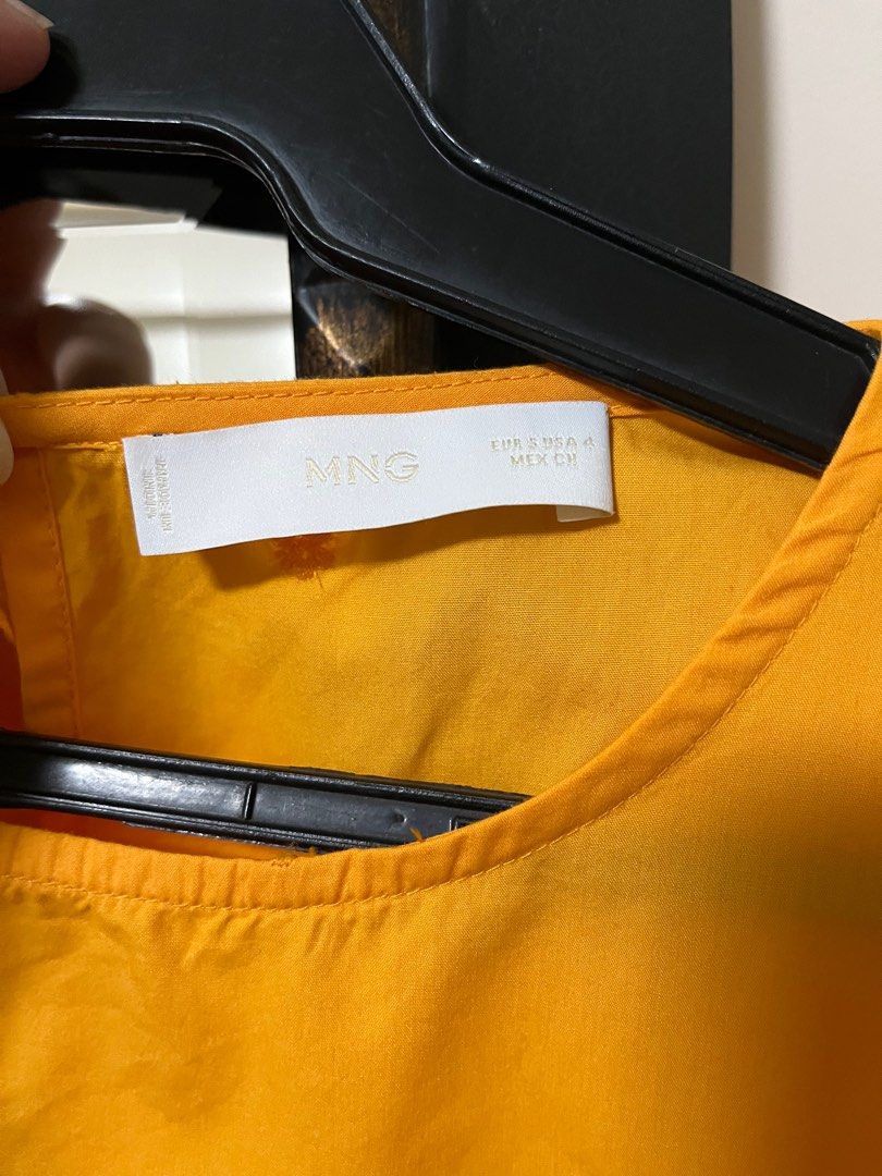 Yellow Eyelet Maxi