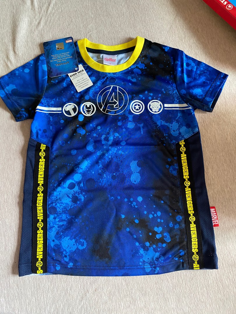 Marvel avengers jersey, Babies & Kids, Babies & Kids Fashion on Carousell