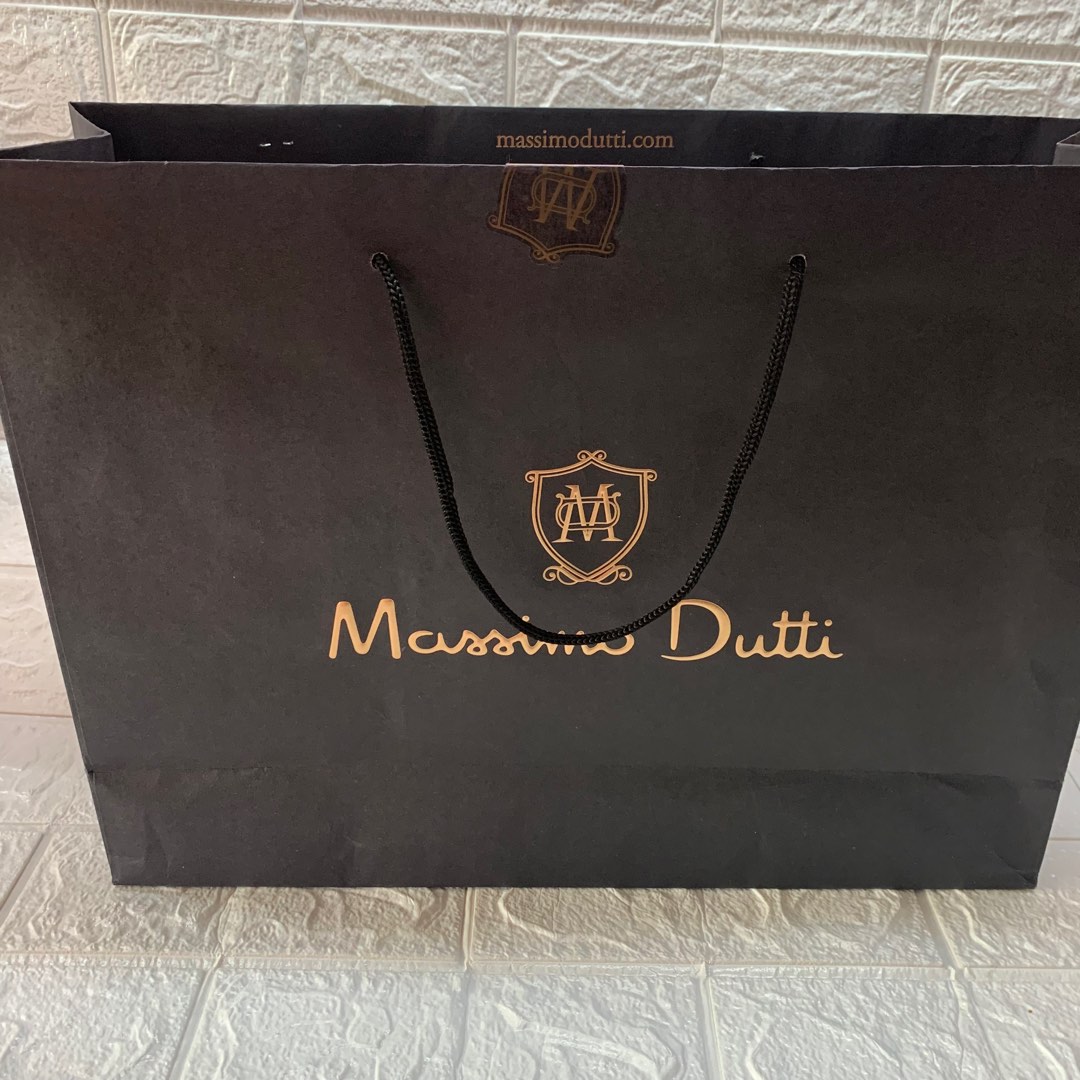Massimo Dutti Paperbag on Carousell