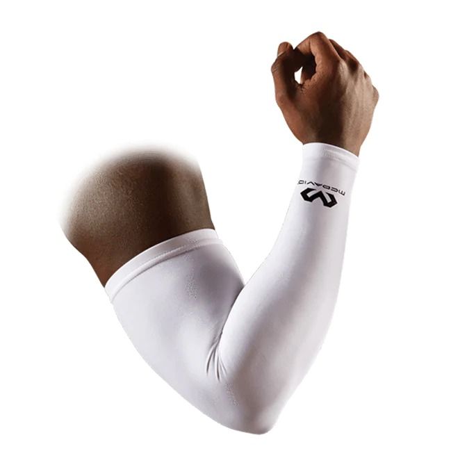 MCDAVID COMPRESSION ARM SLEEVE/SINGLE - OLYMPIC VILLAGE UNITED (Category: Braces, Support & Protection) located in Quezon City. Submitted by olympicvillageecommerce (Listing ID 1241267227, Image 1). Description: PRODUCT DESCRIPTION: Item Code: MD656W Arm muscles stay warm and active with compression technology Protects skin from abrasions hDc® Moisture Management Technology is all about cool and dry 6-thread flat-lock technology for strength at t