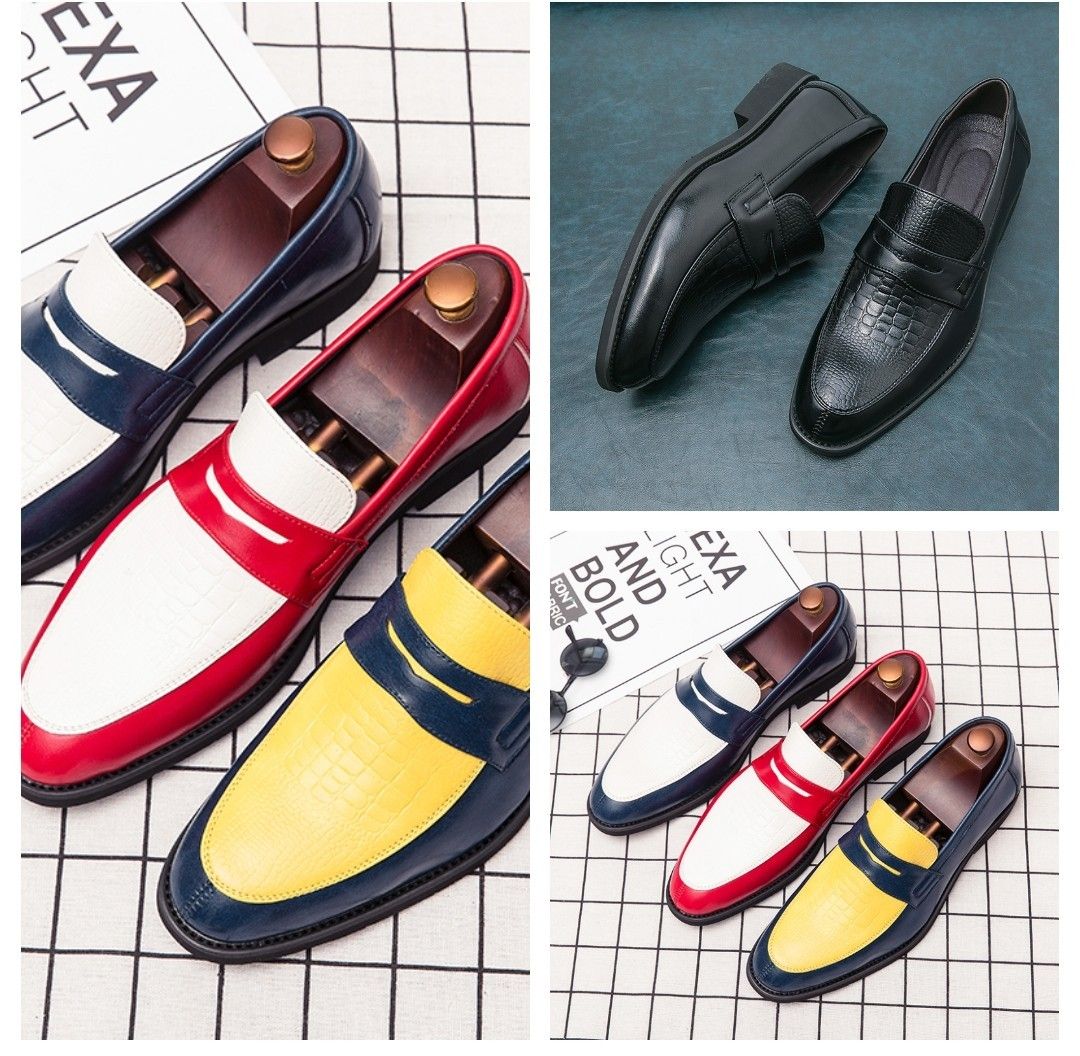 Red loafers clearance mens shoes