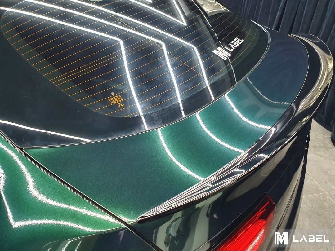 Mercedes Benz GLC43 Full Vinyl Wrap - Satin Metallic Glossy Blackish ...