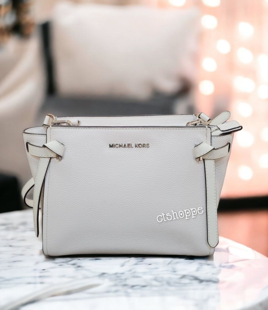 Michael kors white shop sling bag