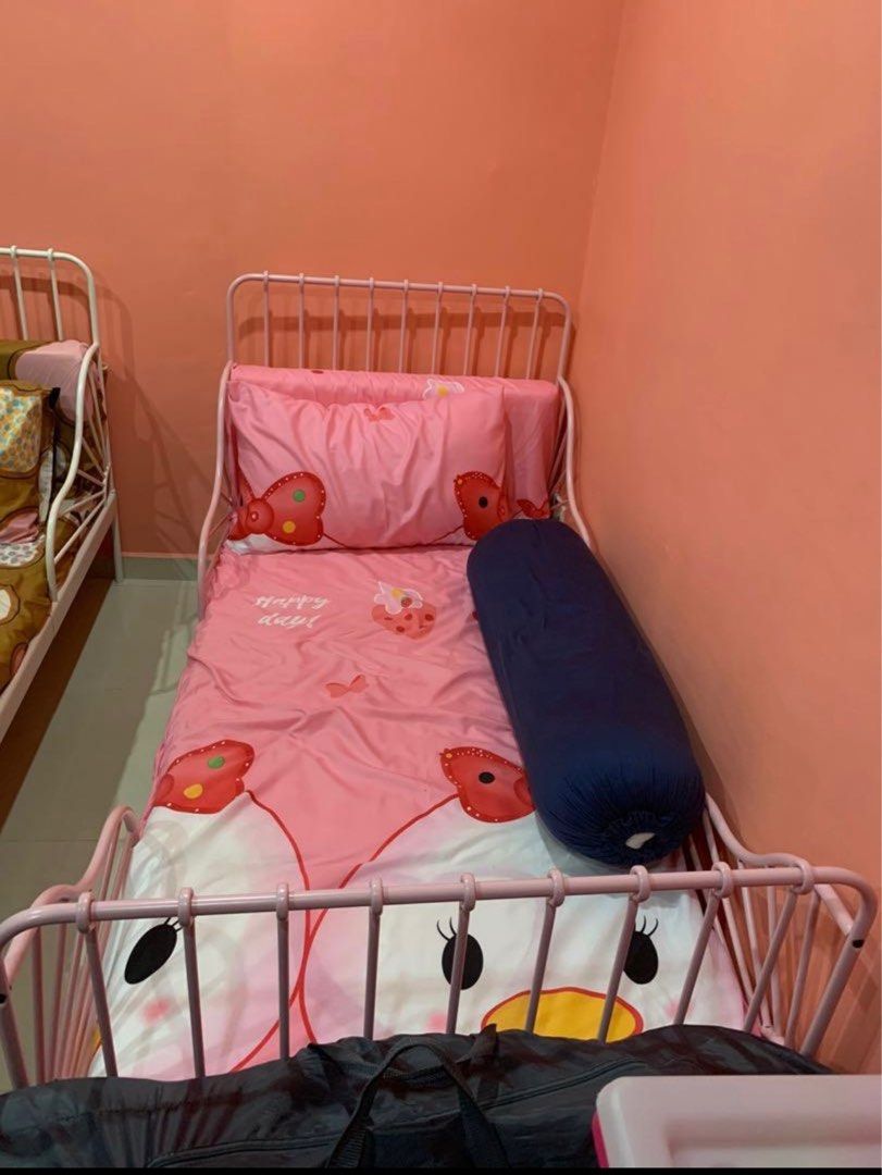 MINNEN ikea bed frame and mattress, Babies & Kids, Baby Nursery & Kids